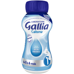 Gallia Calisma Lait 1er âge - Prêt à l'emploi - Mini biberon